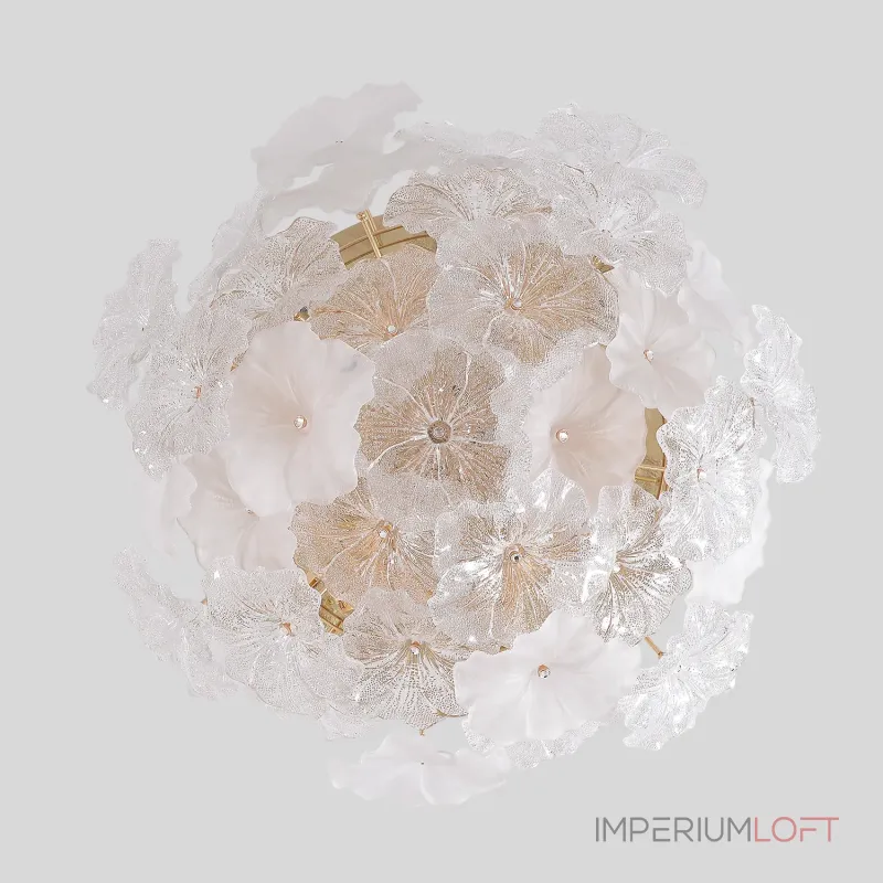Потолочный светильник Crystal Lux MAGNOLIA PL12 GOLD