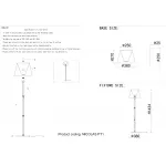 Торшер Crystal Lux NICOLAS PT1 NICKEL/WHITE от ImperiumLoft Торшер Crystal Lux NICOLAS PT1 NICKEL/WHITE от ImperiumLoft
