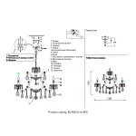 Подвесная люстра Crystal Lux BLANCA re SP6