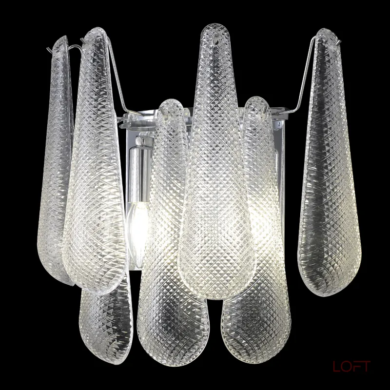 Люстра Crystal Lux FONTAIN AP2 CHROME