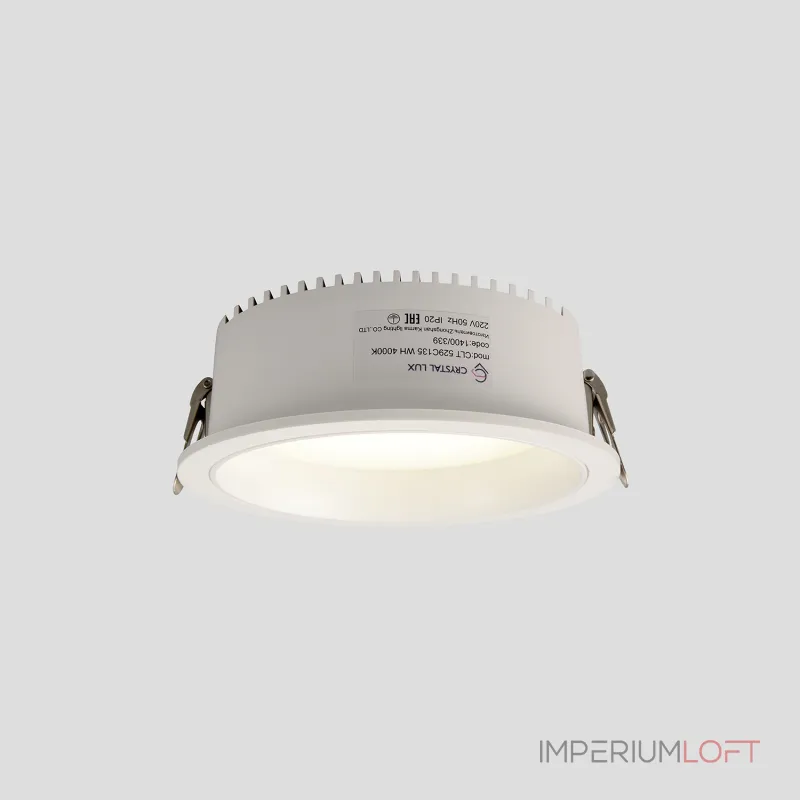 Светильник встраиваемый Crystal Lux CLT 529C135 WH 4000K Светильник встраиваемый Crystal Lux CLT 529C135 WH 4000K