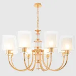 Люстра Crystal Lux ELENA SP8 GOLD от ImperiumLoft