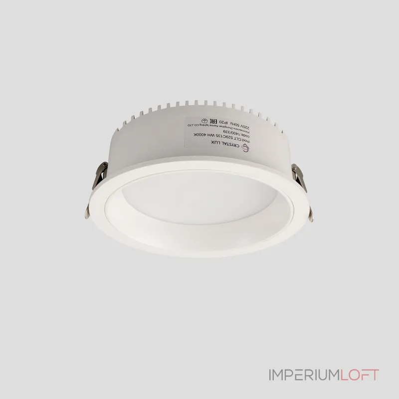 Светильник встраиваемый Crystal Lux CLT 529C135 WH 4000K Светильник встраиваемый Crystal Lux CLT 529C135 WH 4000K