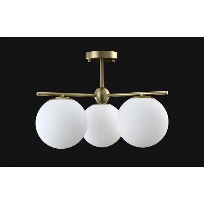 Люстра Crystal L ux FELIZ SP-PL3 BRONZE/WHITE от ImperiumLoft