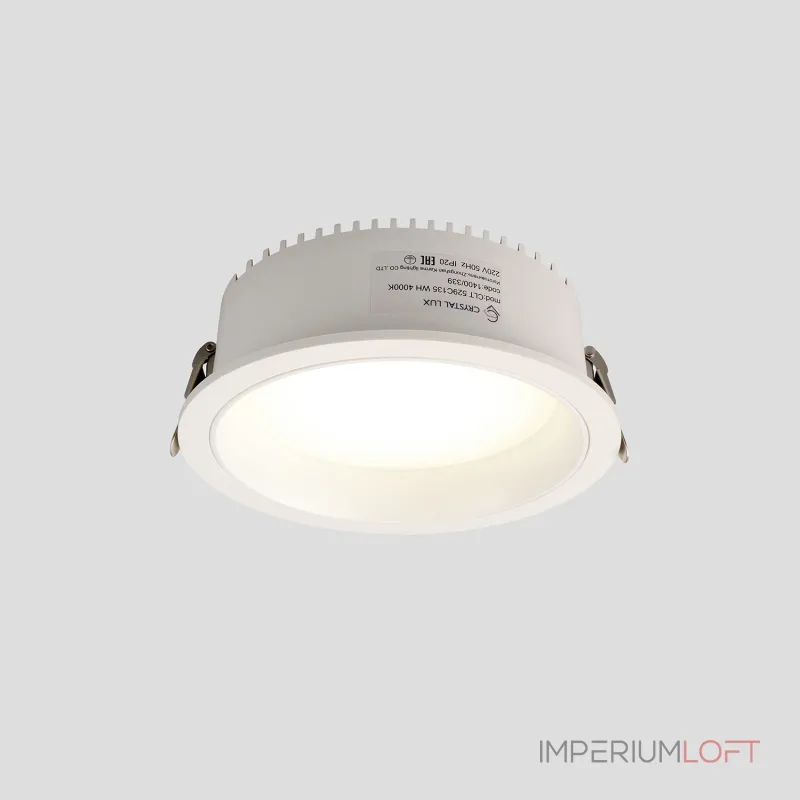 Светильник встраиваемый Crystal Lux CLT 529C135 WH 4000K Светильник встраиваемый Crystal Lux CLT 529C135 WH 4000K