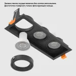 Светильник встроенный Crystal Lux CLT 068C3 BL от ImperiumLoft