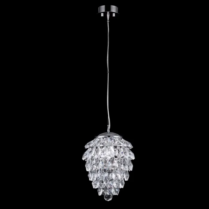 Светильник подвесной Crystal Lux CHARME SP2 CHROME/TRANSPARENT от ImperiumLoft