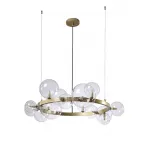 Люстра Crystal Lux AGATA SP15 V2 GOLD/TRANSPARENTE от ImperiumLoft