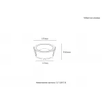 Светильник встраиваемый Crystal Lux CLT 529C135 WH 4000K