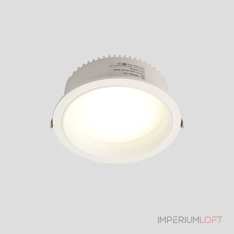 Светильник встраиваемый Crystal Lux CLT 529C135 WH 4000K Светильник встраиваемый Crystal Lux CLT 529C135 WH 4000K