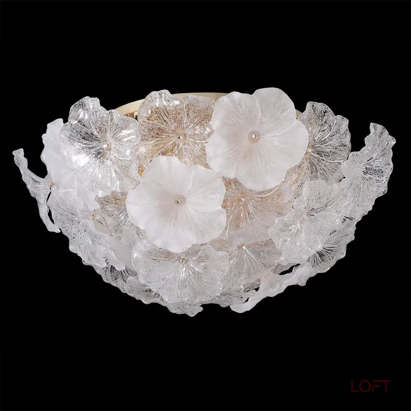 Потолочный светильник Crystal Lux MAGNOLIA PL12 GOLD