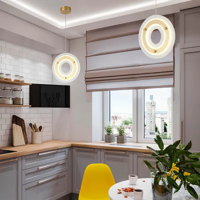 Светильник подвесной Crystal Lux DIEGO SP25W LED BRASS от ImperiumLoft