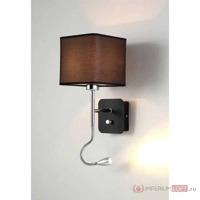 CRYSTAL LUX Бра Crystal Lux PACO AP2 CHROME/BLACK от ImperiumLoft