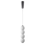 Светильник подвесной Crystal Lux DESI SP4 CHROME/WHITE от ImperiumLoft