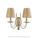 CRYSTAL LUX Бра Crystal Lux VICTORIA AP2 GOLD/AMBER