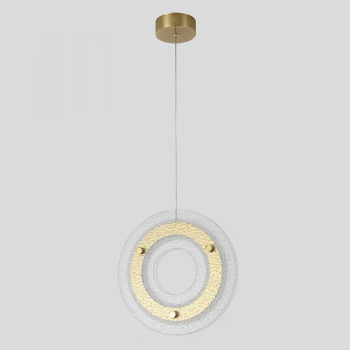 Светильник подвесной Crystal Lux DIEGO SP25W LED BRASS от ImperiumLoft