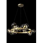 Люстра Crystal Lux AGATA SP15 V2 GOLD/TRANSPARENTE от ImperiumLoft