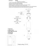 Светильник потолочный Crystal Lux CLT 015C WH от ImperiumLoft