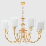 Люстра Crystal Lux ELENA SP8 GOLD от ImperiumLoft