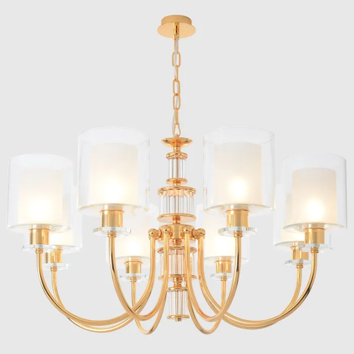 Люстра Crystal Lux ELENA SP8 GOLD от ImperiumLoft