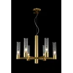 Люстра Crystal L ux OTONO SP6+1 BRASS/TRANSPARENTE от ImperiumLoft