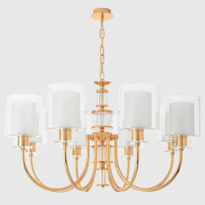 Люстра Crystal Lux ELENA SP8 GOLD от ImperiumLoft