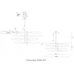 Люстра (без плафонов) Crystal Lux RAFAEL SP8 CHROME от ImperiumLoft