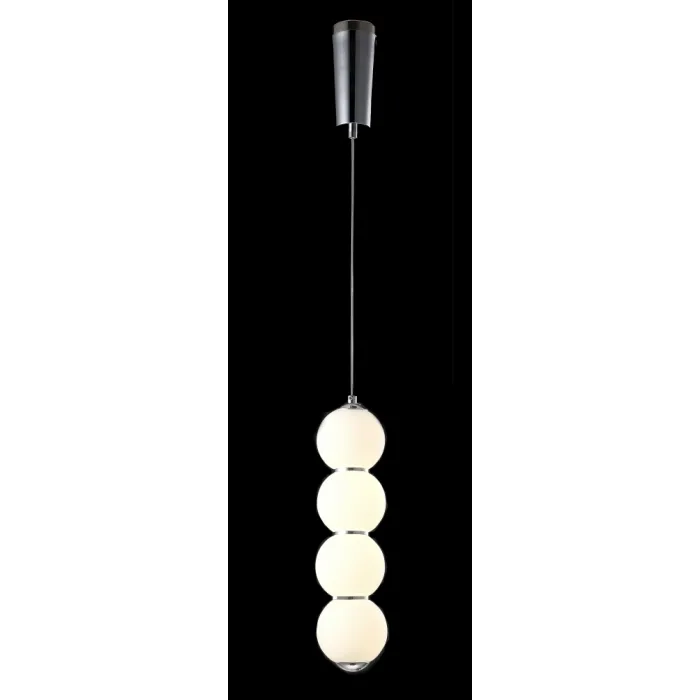 Светильник подвесной Crystal Lux DESI SP4 CHROME/WHITE от ImperiumLoft