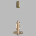 Подвесной светильник Crystal Lux QUASAR SP7W LED AMBER 3790/207