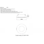 Светильник встраиваемый CLT 045C1 WH IP44