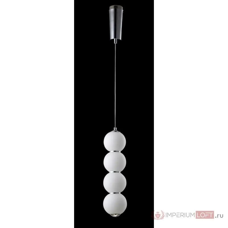 Светильник подвесной Crystal Lux DESI SP4 CHROME/WHITE от ImperiumLoft
