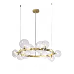 Люстра Crystal Lux AGATA SP15 V2 GOLD/TRANSPARENTE от ImperiumLoft