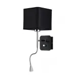 CRYSTAL LUX Бра Crystal Lux PACO AP2 CHROME/BLACK от ImperiumLoft