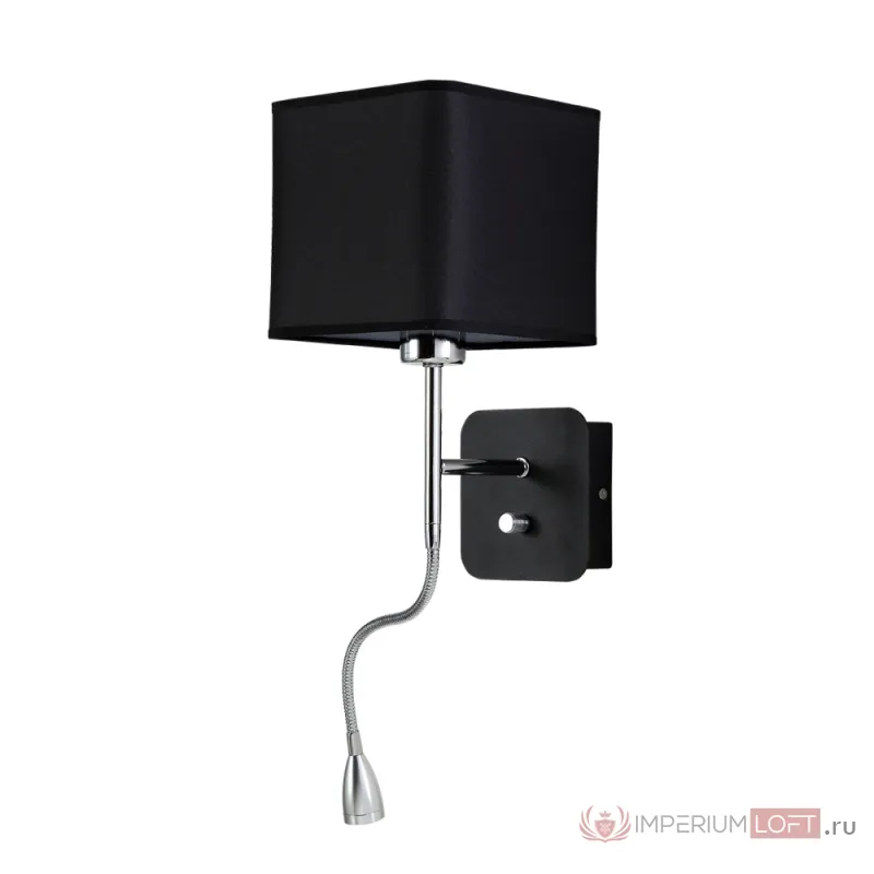CRYSTAL LUX Бра Crystal Lux PACO AP2 CHROME/BLACK от ImperiumLoft
