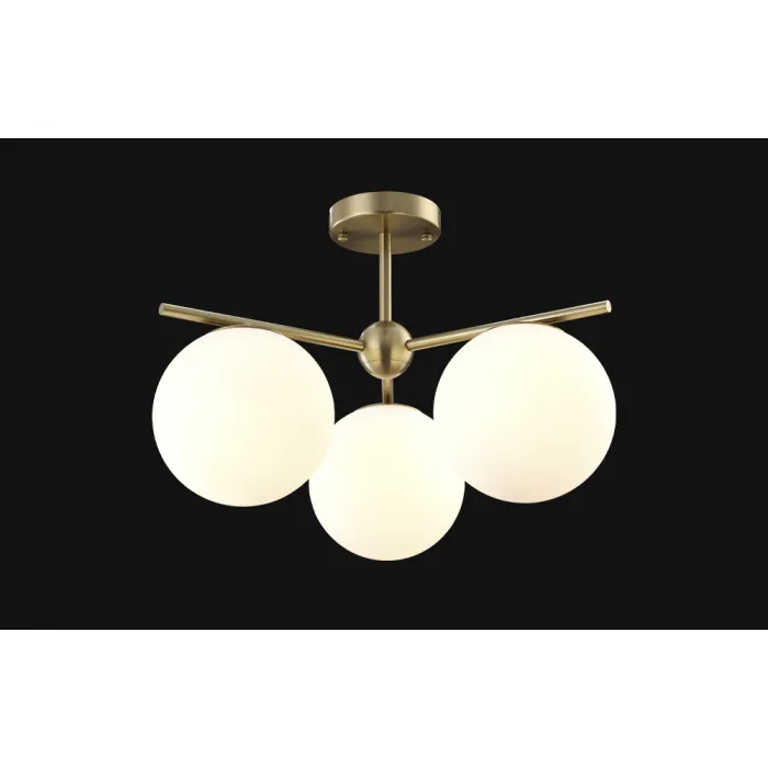 Люстра Crystal L ux FELIZ SP-PL3 BRONZE/WHITE от ImperiumLoft