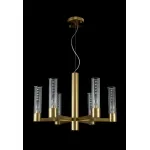 Люстра Crystal L ux OTONO SP6+1 BRASS/TRANSPARENTE от ImperiumLoft