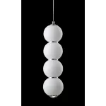 Светильник подвесной Crystal Lux DESI SP4 CHROME/WHITE от ImperiumLoft