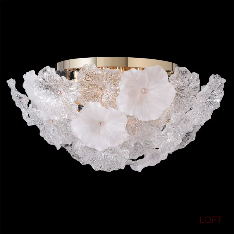 Потолочный светильник Crystal Lux MAGNOLIA PL12 GOLD