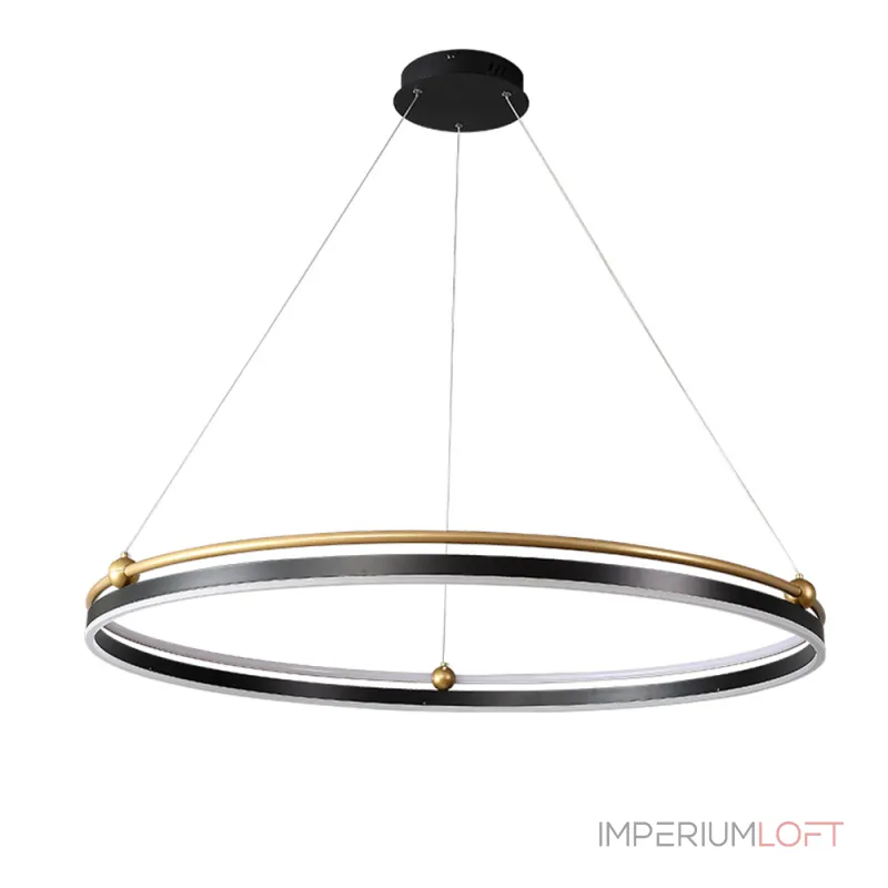 Подвесная люстра Crystal Lux FERNANDO SP88W LED BLACK/GOLD