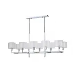 Люстра на штанге Crystal Lux MAESTRO SP-PL10 L1100 CHROME