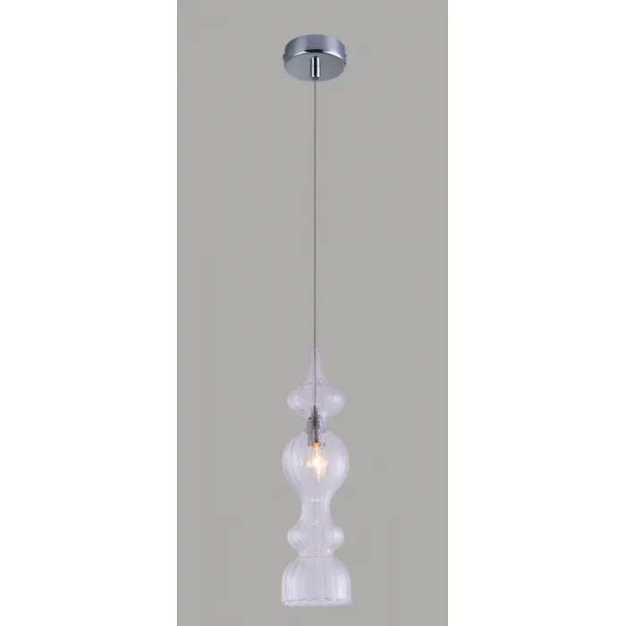 Светильник подвесной Crystal Lux IRIS SP1 A TRANSPARENT от ImperiumLoft