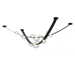 Подвесной светильник Crystal Lux BOSQUE SP7 L3000 BLACK/TRANSPARENT