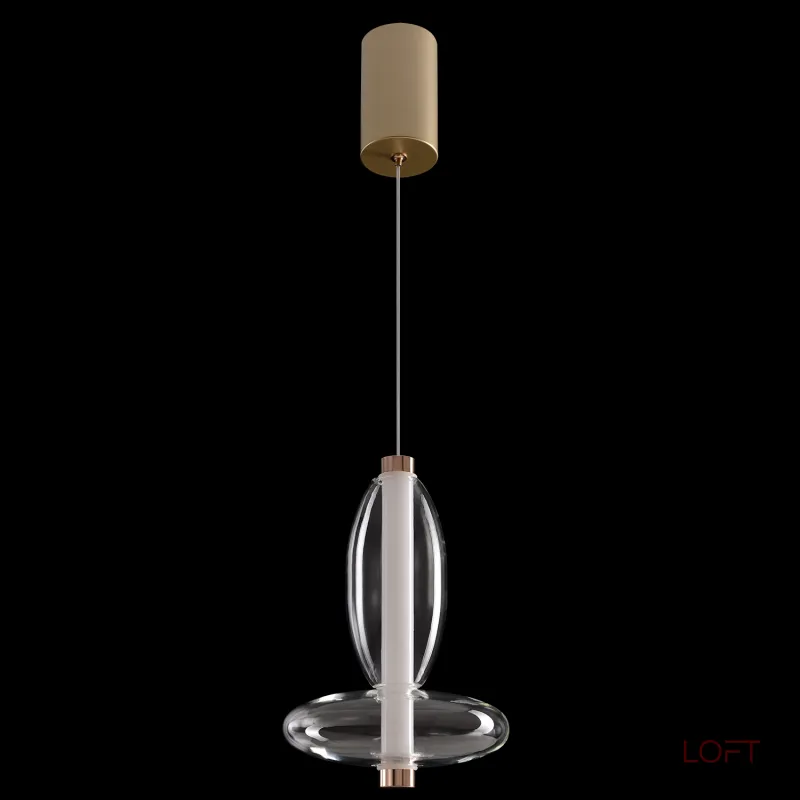 Подвесной светильник Crystal Lux QUASAR SP7W LED TRANSPARENT 3791/207 Подвесной светильник Crystal Lux QUASAR SP7W LED TRANSPARENT 3791/207