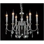 Люстра Crystal Lux MERCEDES SP6 CHROME/SMOKE от ImperiumLoft
