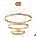 Подвесная люстра Crystal Lux MUCHOS SP158W LED GOLD