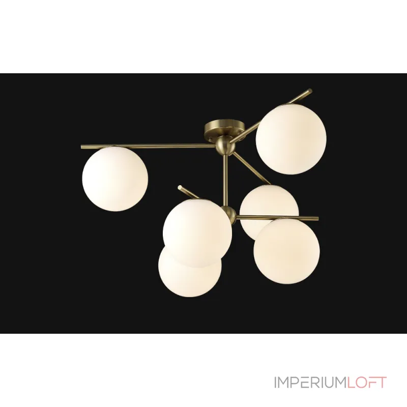 Потолочная люстра Crystal L ux FELIZ SP-PL6 BRONZE/WHITE Потолочная люстра Crystal L ux FELIZ SP-PL6 BRONZE/WHITE