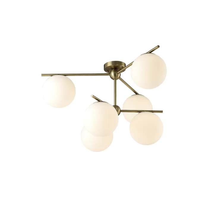 Люстра Crystal L ux FELIZ SP-PL6 BRONZE/WHITE от ImperiumLoft