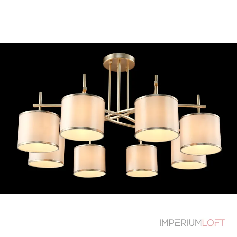 Потолочная люстра Crystal Lux SERGIO PL8 GOLD Потолочная люстра Crystal Lux SERGIO PL8 GOLD