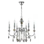 Люстра Crystal Lux MERCEDES SP6 CHROME/SMOKE от ImperiumLoft