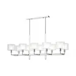 Люстра на штанге Crystal Lux MAESTRO SP-PL10 L1100 CHROME